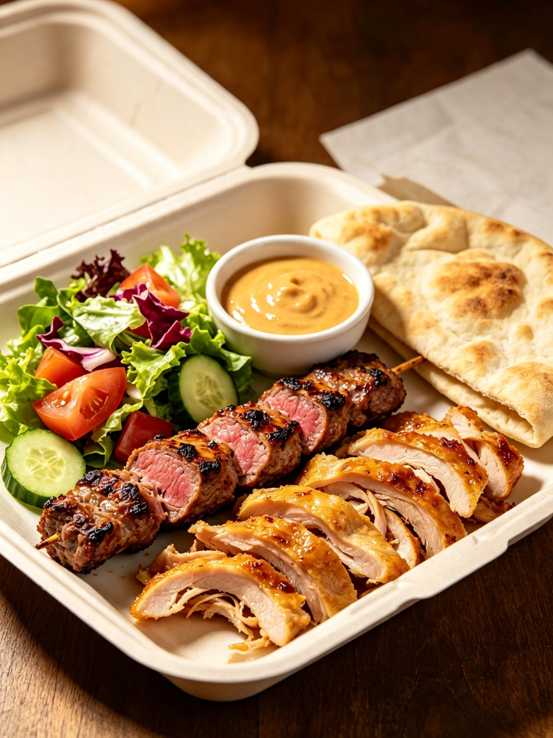 Lamb Shish + Chicken Doner