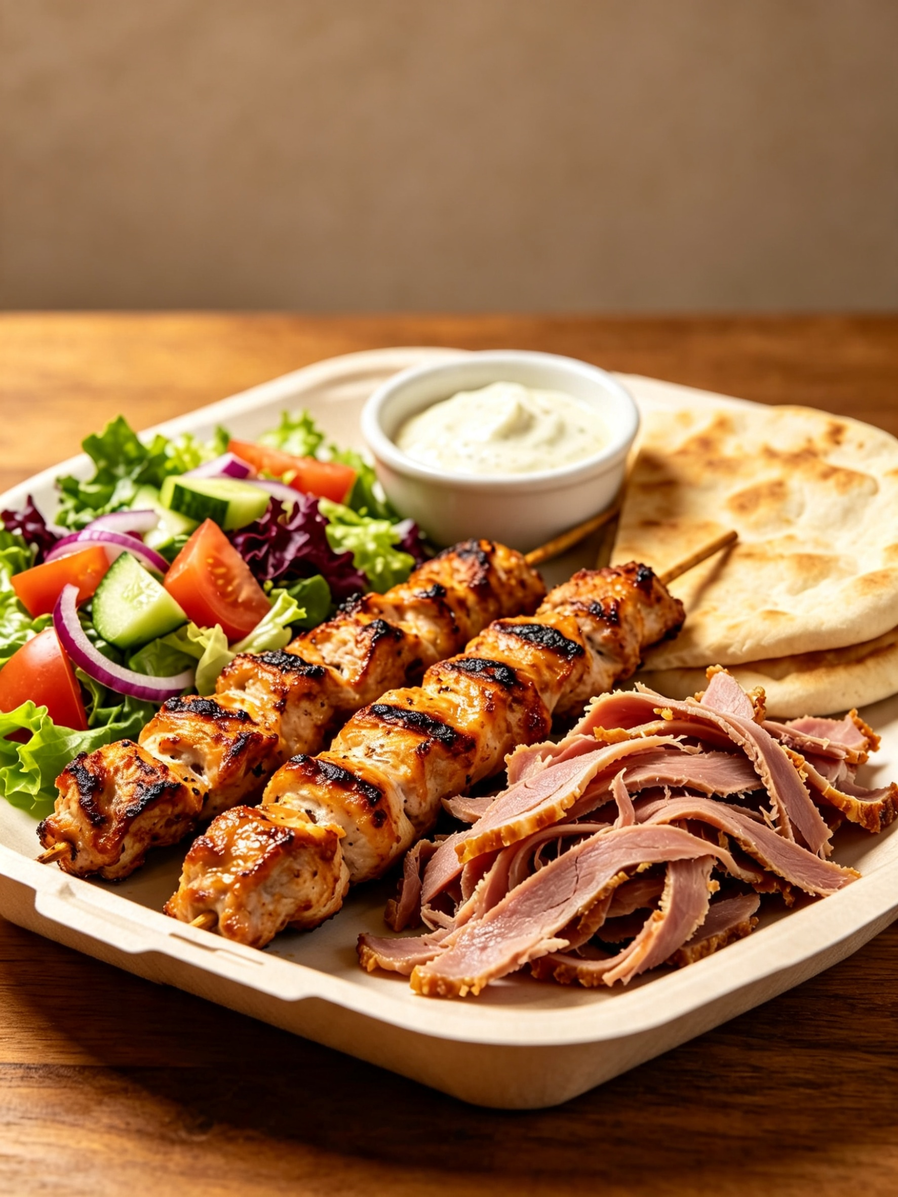 Chicken Shish + Lamb Doner