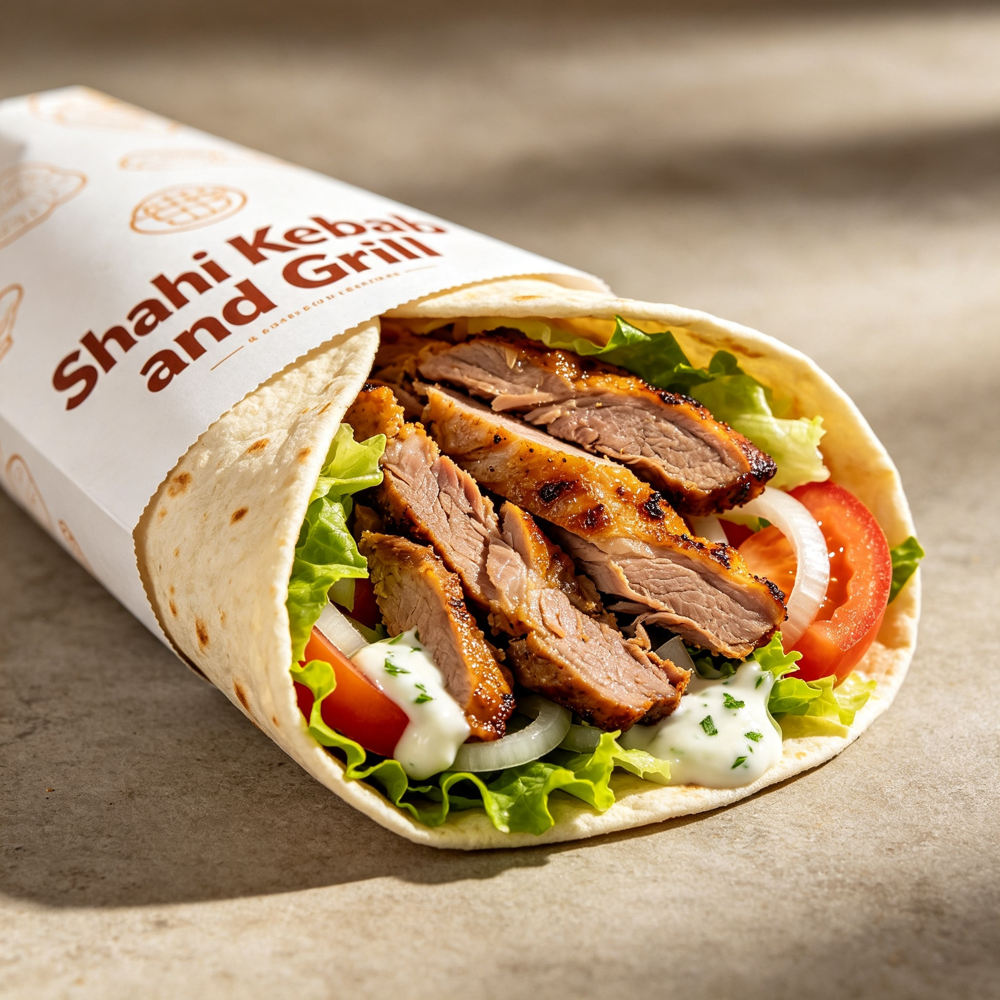 Lamb Doner Wrap