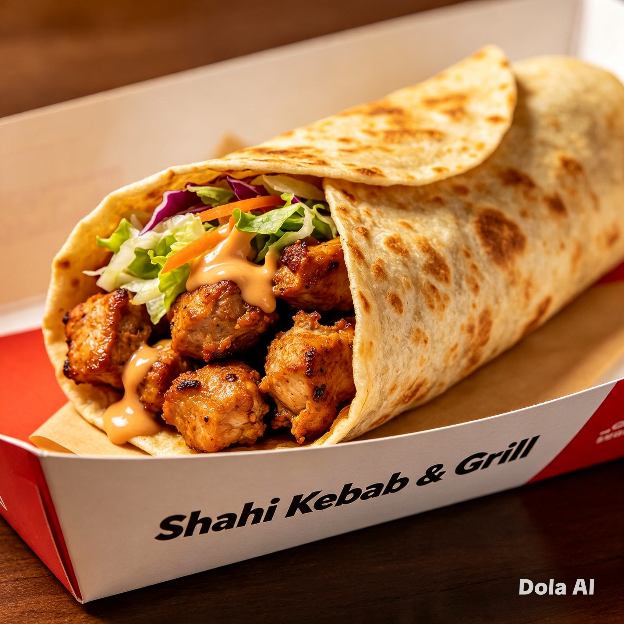 Paratha Roll - Chicken Kebab