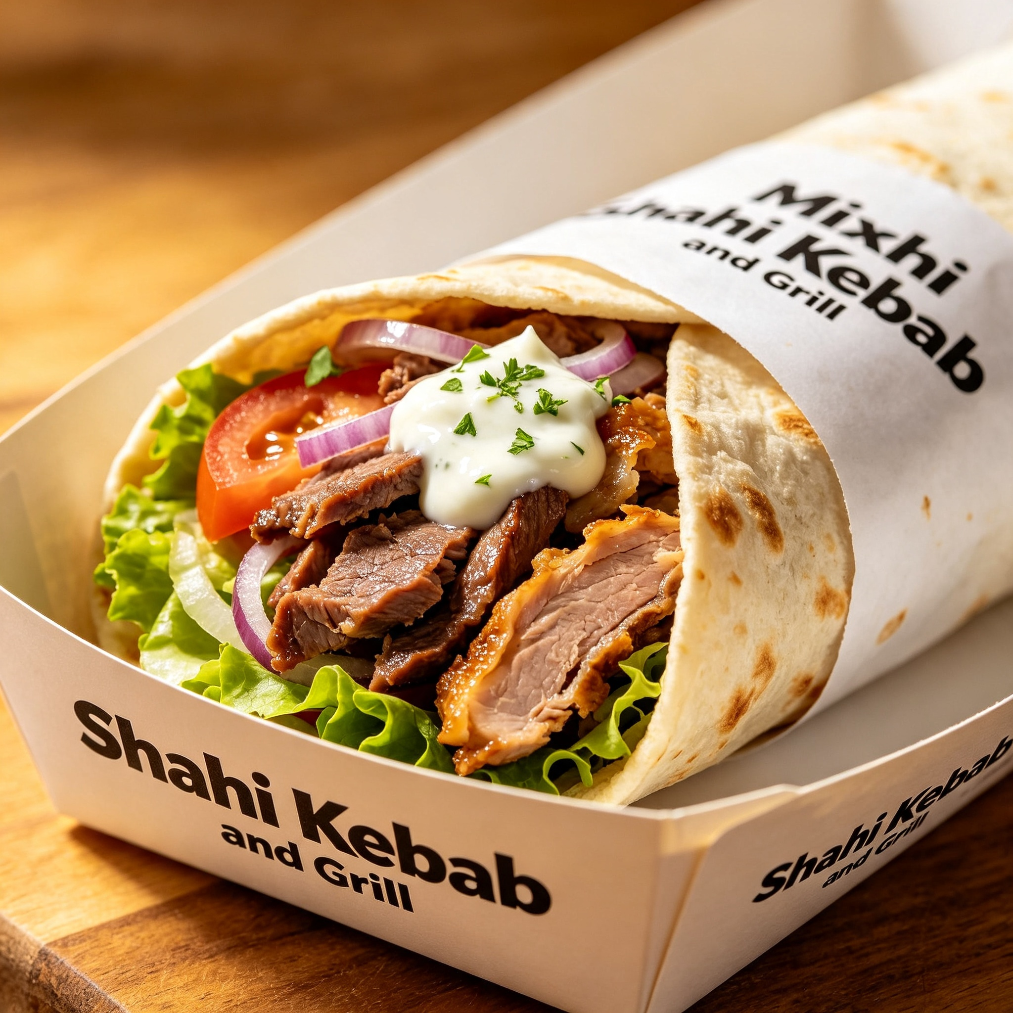 Mixed Doner Wrap